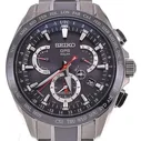 SEIKO Astron Dual Time SBXB041/8X53-0AB0-2 Solar Powered Radio Mens E130434