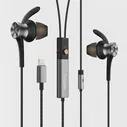 Стерео-наушники Xiaomi 1More Dual Driver Anc Lightning In-Ear Headphones 1MEJE0020 (space-gray)