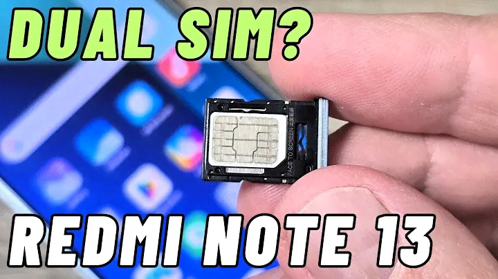 XIAOMI Redmi Note 13 DUAL SIM?