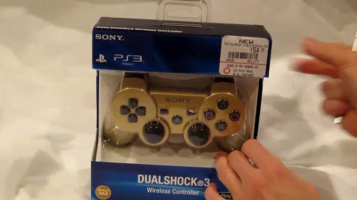 Unboxing Official Metallic Gold Dualshock 3 PS3 Sony Controller - Gaming Scoop