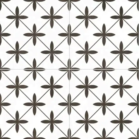 Плитка для пола Poole White 45x45 коллекция Chic производство Dual Gres