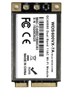 WLE&WDS WDS600VX-7A Dual Band 2×2 802.11ac Module, электронное устройство