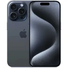 Смартфон Apple iPhone 15 Pro 128 ГБ, синий титан, Dual SIM (nano SIM)