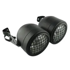 Twin Front Headlight W/ Bracket For Dual Sport Street Fighter naked motorcycle