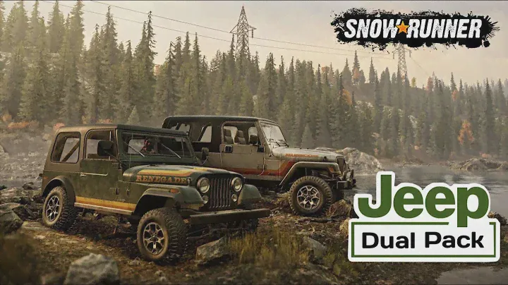 Автопарк SnowRunner пополнили два культовых Jeep.