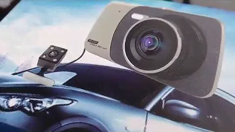 Testing and Install 4'' Dual Lens Camera Car DVR Video Recorder G-Sensor