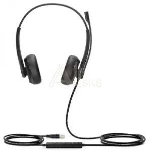 1598091 Гарнитура проводная Yealink UH34 Dual UC черный-0