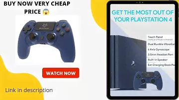 Play Wireless Controller for PS4/Pro/Slim, iPad and iPhones with Dual Vibration,Bluetooth connection