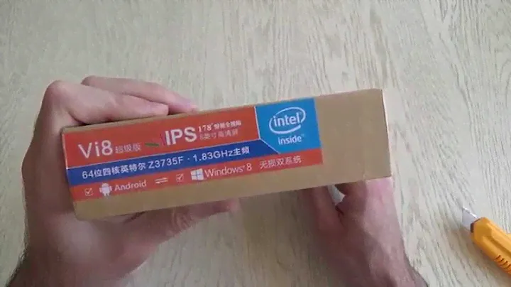 Chuwi VI8 Dual OS распаковка и первые впечатления