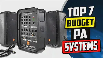Best Affordable PA System | Top 7 Reviews [2024 Buying Guide]
