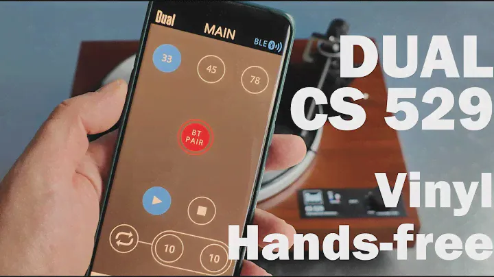 Like a jukebox! Dual CS 529 the hands-free turntable
