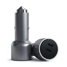 Автомобильное зарядное устройство Satechi 40W Dual USB-C Car Charger