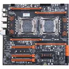 Материнская плата Huananzhi X99 F8D LGA 2011-3 Dual, размер 300*320 мм E, ATX