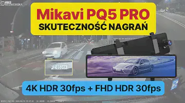 Kamera samochodowa Mikavi PQ5 PRO @ 4K HDR 30FPS