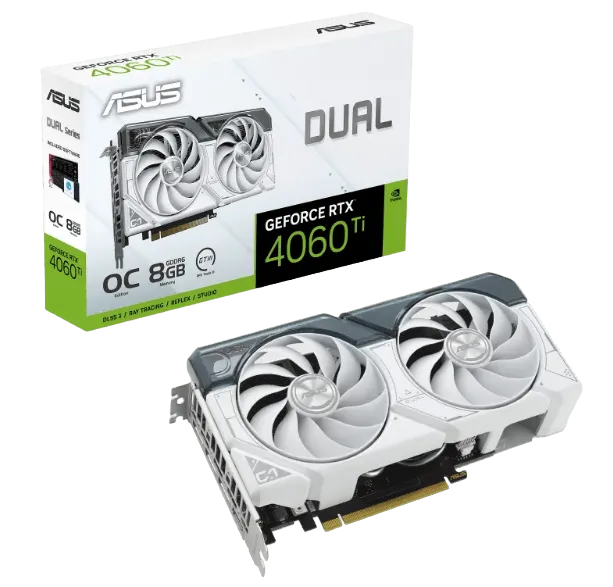 ASUS GeForce RTX 4060 Dual White OC Edition (DUAL-RTX4060-O8G-WHITE)-0
