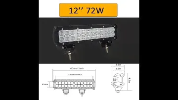 Светодиодная балка 72w для мотобуксировщика.