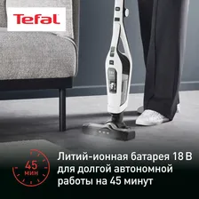 Tefal Пылесос TEFAL Dual Force TY6737WH вертикальный беспроводной пылесосы