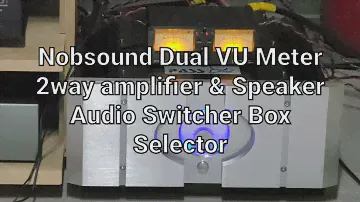 Nobsound Dual Analog VU Meter test