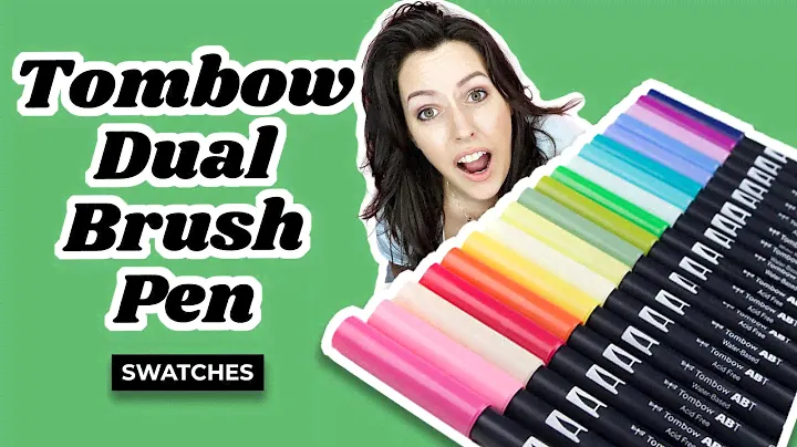 Tombow Dual Brush Pen Swatches