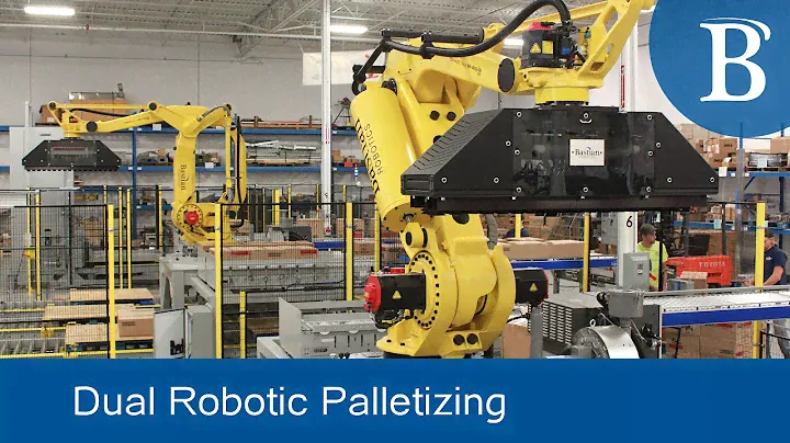 Dual Robotic Palletizer by Bastian Solutions