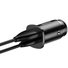 Автомобильное зарядное устройство Xiaomi Baseus Dual Car Charger QC3.0 30W Metal Black (CCALL-AS01)