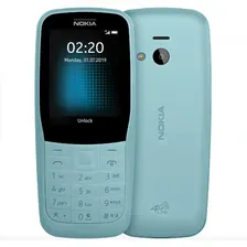 Телефон Nokia 220 4G Dual sim (голубой)
