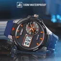 SKMEI Dual Time 10ATM водонепроницаемые часы с большим циферблатом для мужчин Топ бренд силиконовый ремешок цифровые кварцевые наручные часы Relogio ... (art.: 3920b72556189)