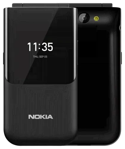 Смартфон Nokia 2720 Flip Dual sim черный-0