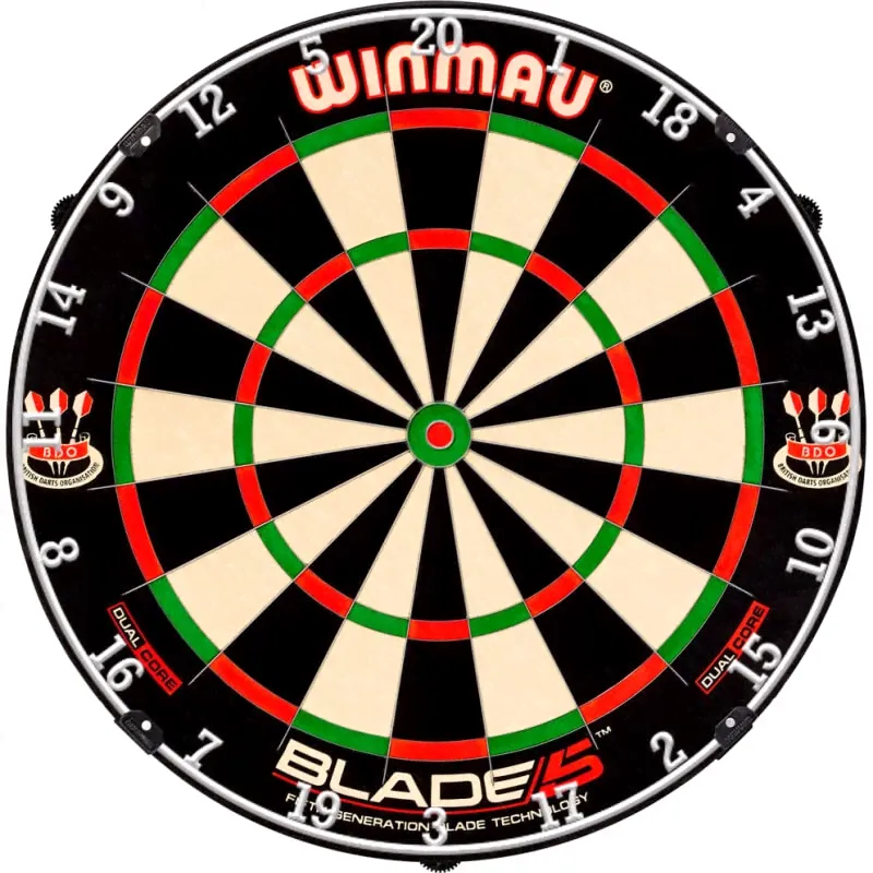 Мишень Winmau Blade 5 Dual Core Plus (Профессиональный уровень)