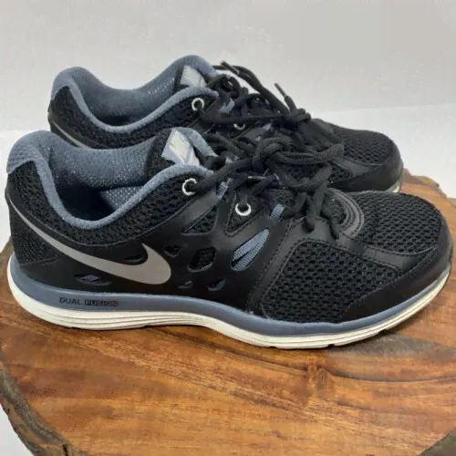 Nike Womens Dual Fusion Lite 599560-003 Black Blue Running Sneakers Size 7.5