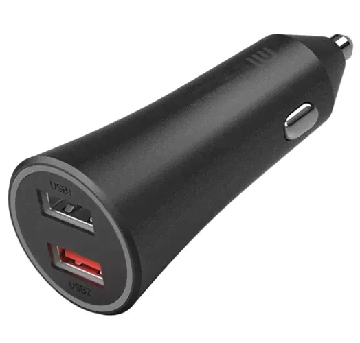 Автомобильное зарядное устройство Xiaomi Mi 37W Dual-Port Car Charger EU (CC06ZM)