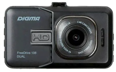 Видеорегистратор Digma FreeDrive 108 DUAL Black-0