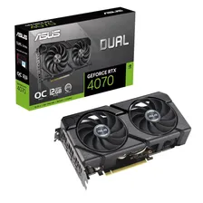 ASUS Видеокарта GeForce RTX 4070 Dual EVO OC Edition 12 ГБ (DUAL-RTX4070-O12G-EVO)