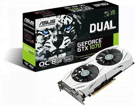 Видеокарта ASUS GeForce GTX 1070 8192Mb (DUAL-GTX1070-O8G)