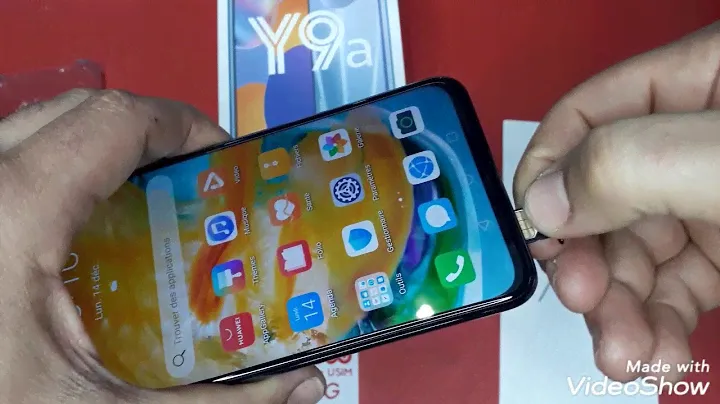 How to put a Dual Sim card in Huawei Y9a