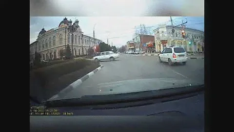 Образец записи регистратора iBOX UltraWide GPS Dual