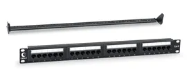 CABEUS PL-24-CAT.6-DUAL IDC ПАТЧ-ПАНЕЛЬ 19" (1U), 24 ПОРТА RJ-45, КАТЕГОРИЯ 6, DUAL IDC