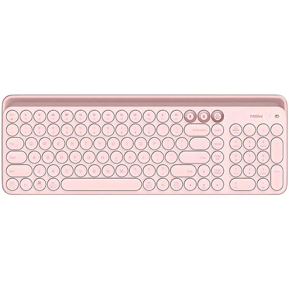 Xiaomi Клавиатура беспроводная MIIIW Keyboard Bluetooth Dual Mode(MWBK01) ENG, розовый