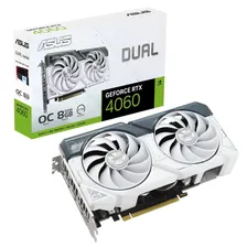 Видеокарта Asus NVIDIA GeForce RTX 4060 Dual OC GDDR6 8GB, DUAL-RTX4060-O8G-WHITE