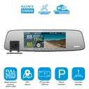 Видеорегистратор зеркало с GPS/ГЛОНАСС базой камер iBOX Rover WiFi GPS Dual + Камера заднего вида iBOX RearCam FHD11 1080p